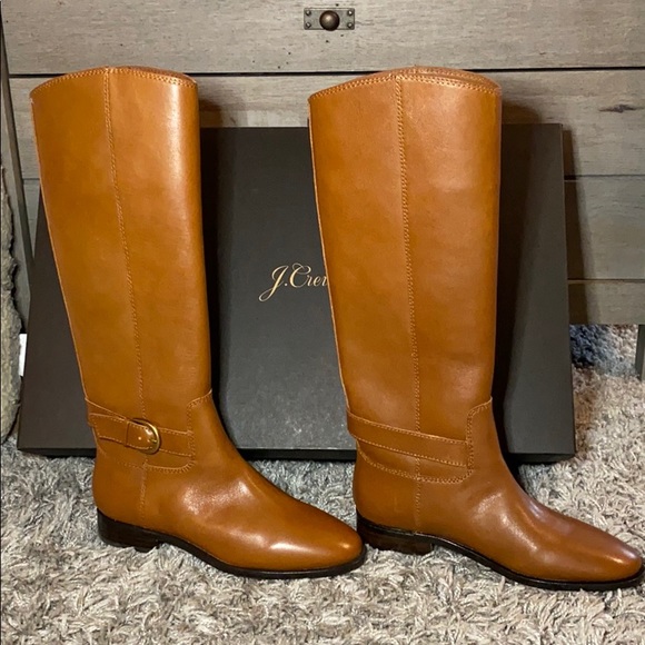 J. Crew Shoes - J Crew Leather Classic Buckle Strap Boots 7